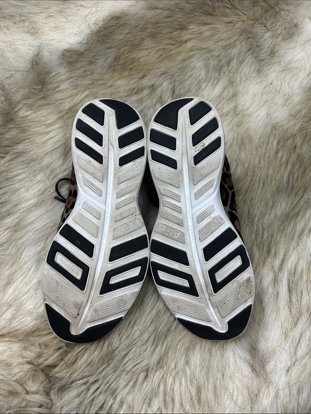 APL Phantom Leopard Pony Hair Running Sneakers Women's US 10 EU 41